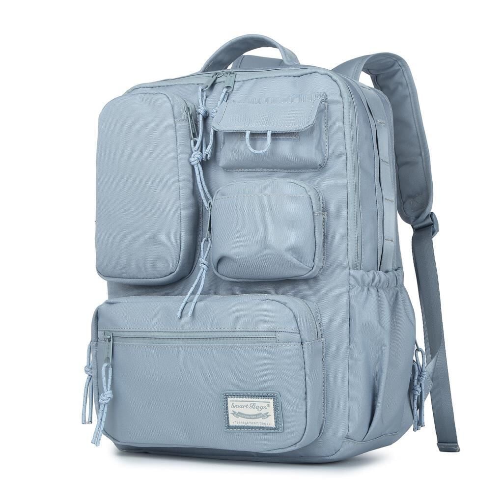 Smart Bags Sırt Çantası Okul Boyu Laptop Gözlü 3210 Buz Mavi