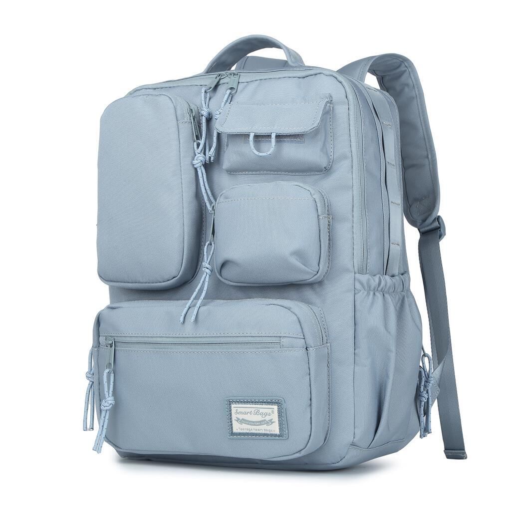 Smart Bags Sırt Çantası Okul Boyu Laptop Gözlü 3210 Buz Mavi
