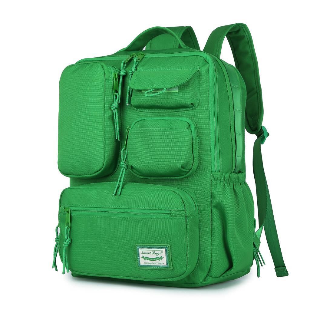 Smart Bags Sırt Çantası Okul Boyu Laptop Gözlü 3210 Yeşil
