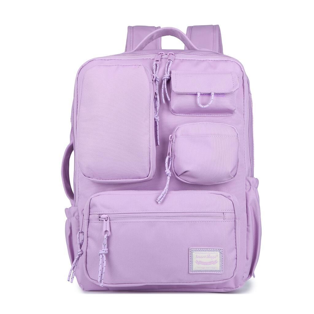 Smart Bags Sırt Çantası Okul Boyu Laptop Gözlü 3210 Lila