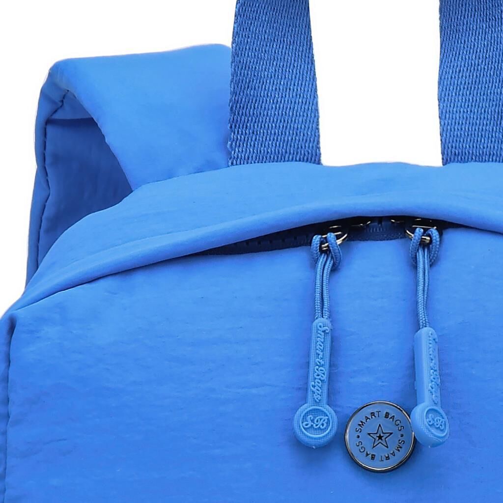 Smart Bags Mikro Poly Kumaş Kadın Sırt Çantası 3344 Mavi