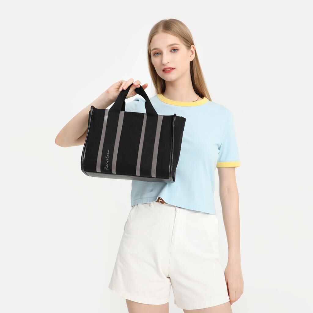 Barcelona Exclusive Kanvas Kumaş Kadın Omuz Çantası 1311