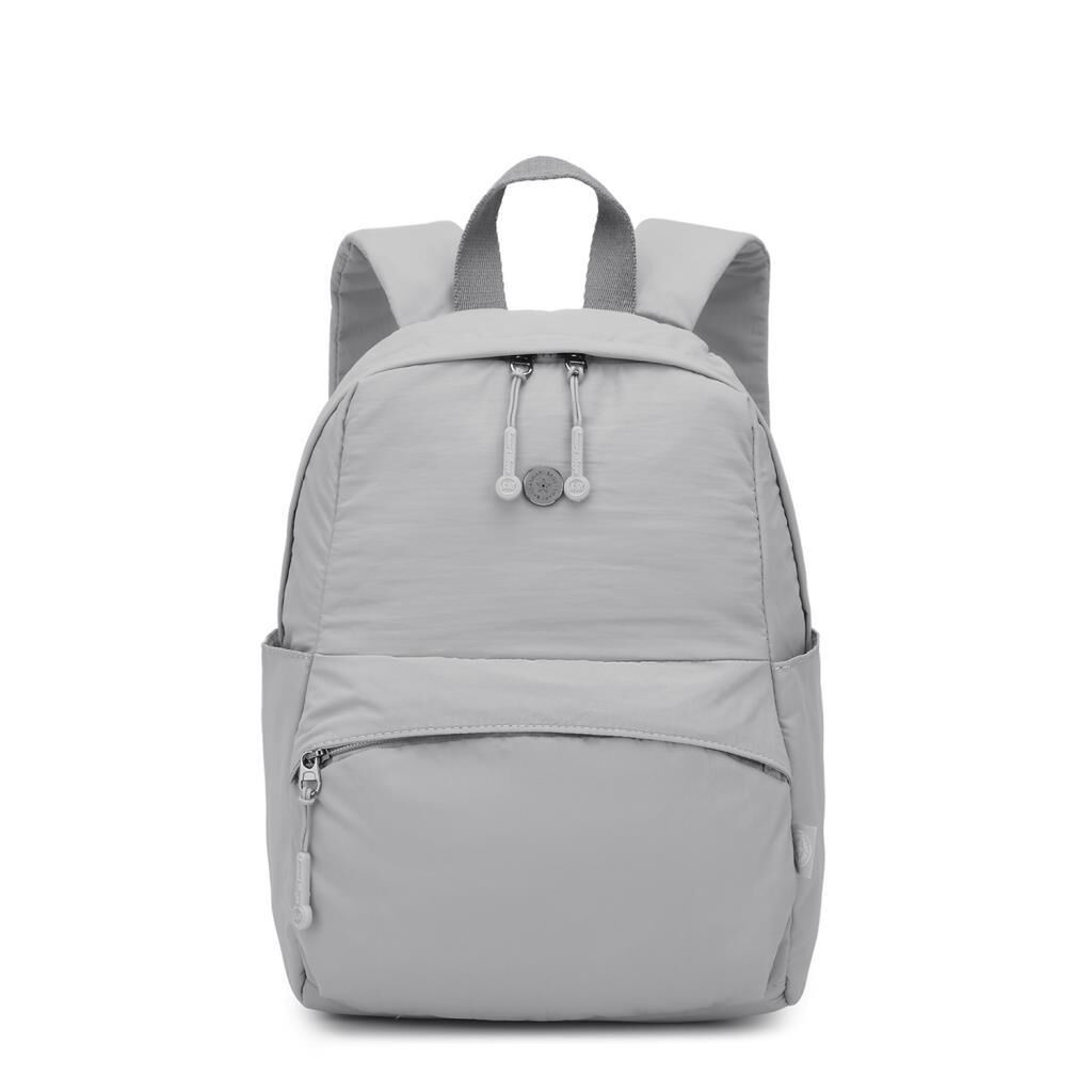 Smart Bags Mikro Poly Kumaş Kadın Sırt Çantası 3344 Gri