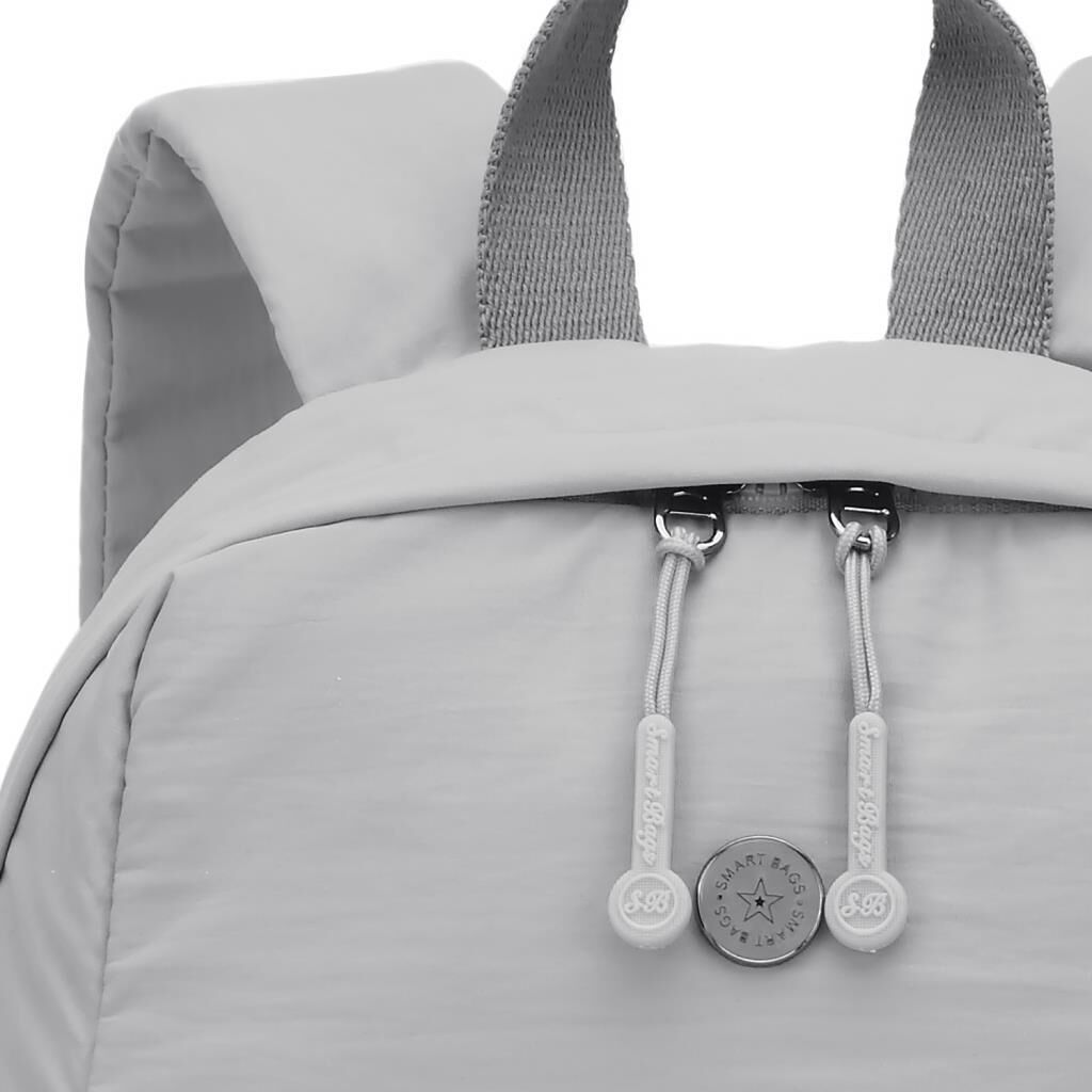 Smart Bags Mikro Poly Kumaş Kadın Sırt Çantası 3344 Gri