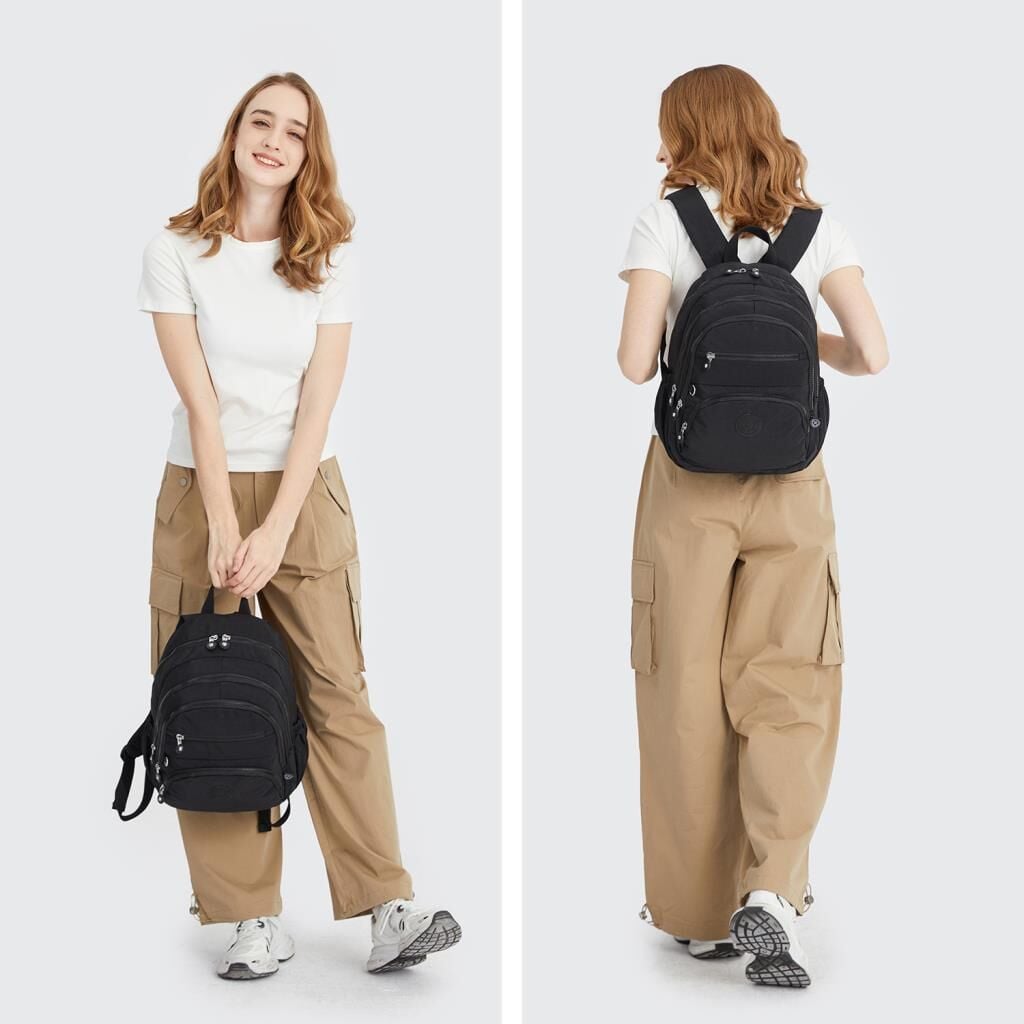 Orta Boy Kadın Sırt Çantası Smart Bags Krinkıl Kumaş 3223