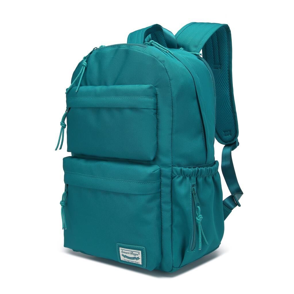 Smart Bags Sırt Çantası Okul Boyu Laptop Gözlü 3154 Petrol