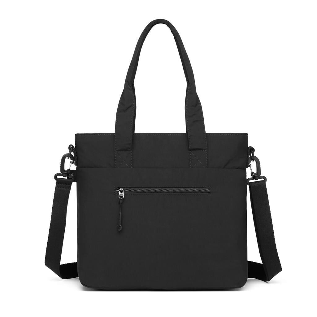 Smart Bags Mikro Poly Kumaş Büyük Boy Kadın Omuz Çantası 3345 Siyah