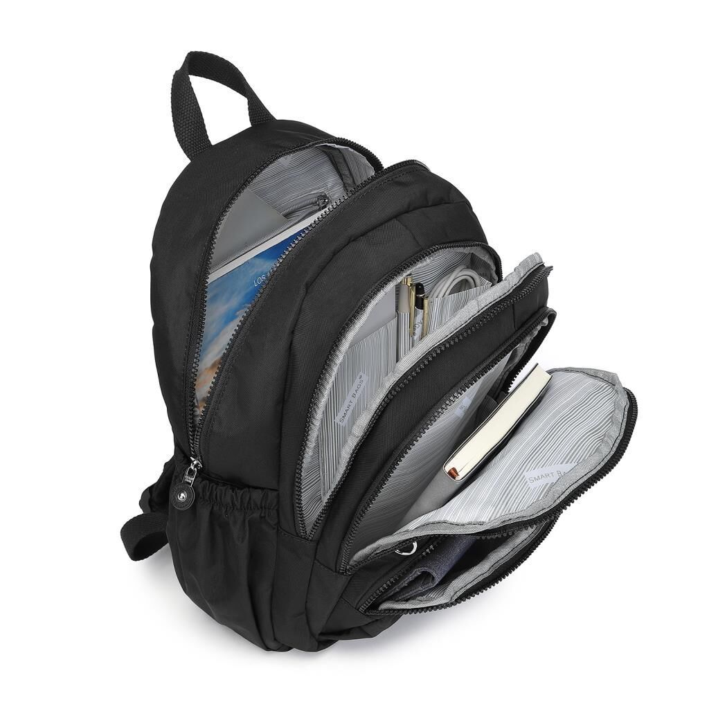 Orta Boy Kadın Sırt Çantası Smart Bags Krinkıl Kumaş 3223 Laci