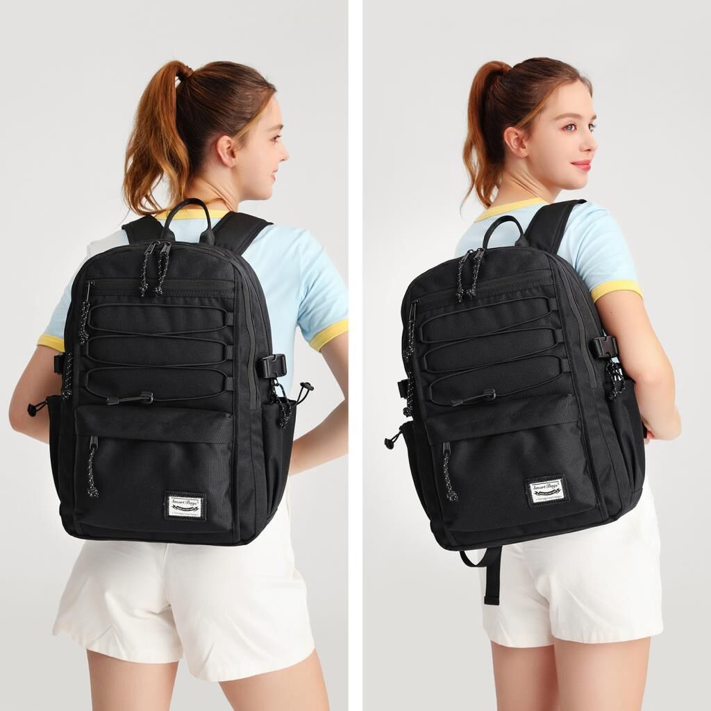 Smart Bags Sırt Çantası Okul Boyu Laptop Gözlü 3156 Petrol