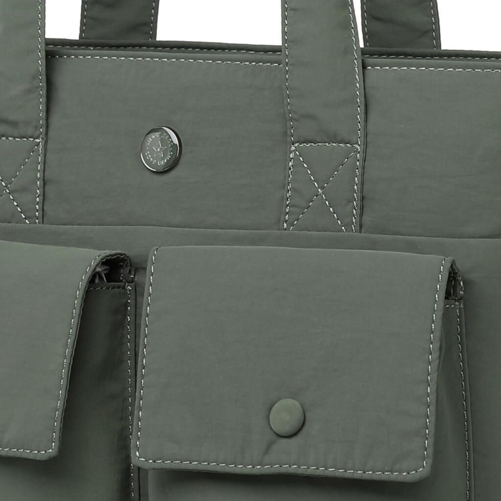 Smart Bags Mikro Poly Kumaş Büyük Boy Kadın Omuz Çantası 3345 Haki