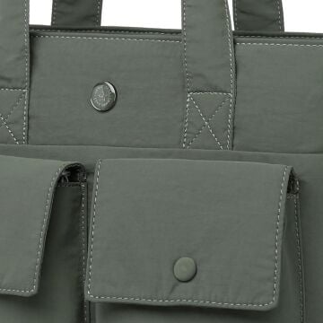 Smart Bags Mikro Poly Kumaş Büyük Boy Kadın Omuz Çantası 3345 Haki