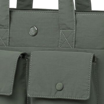 Smart Bags Mikro Poly Kumaş Büyük Boy Kadın Omuz Çantası 3345 Haki