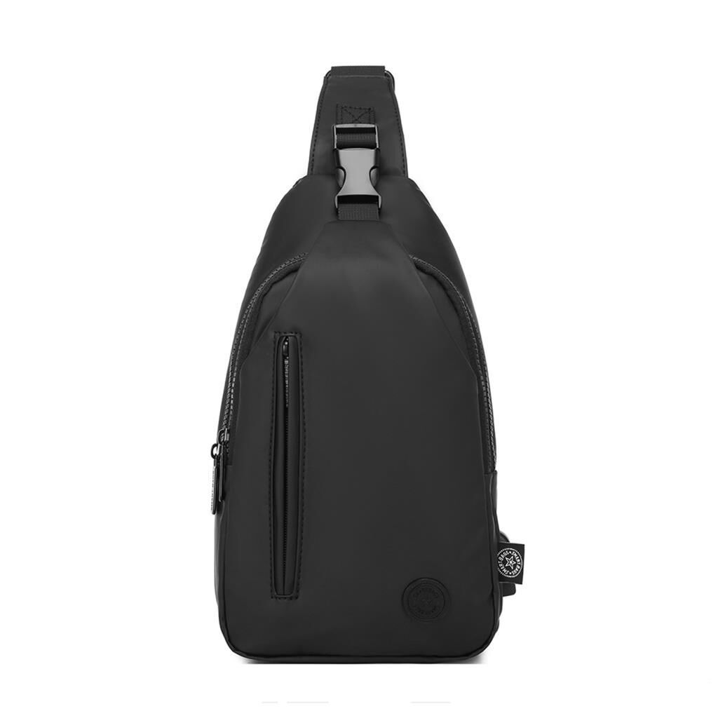 Gumi Kumaş Smart Bags Uniseks Bodybag Omuz Çantası 8654 01 Siyah