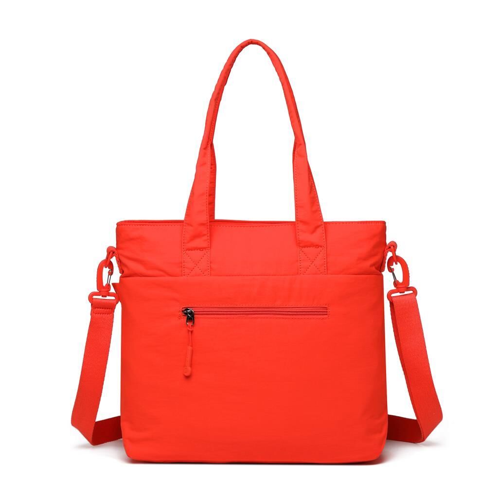 Smart Bags Mikro Poly Kumaş Büyük Boy Kadın Omuz Çantası 3345 Orange