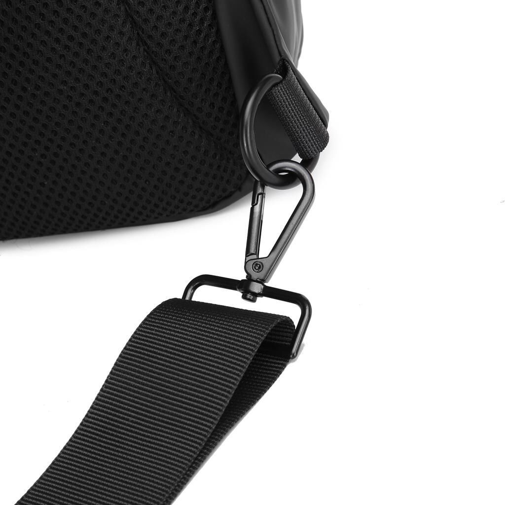 Gumi Kumaş Smart Bags Uniseks Bodybag Omuz Çantası 8655 Gri