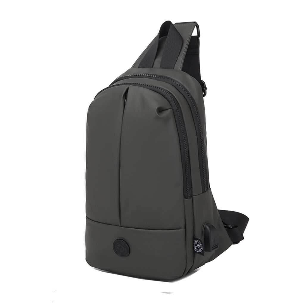 Gumi Kumaş Smart Bags Uniseks Bodybag Omuz Çantası 8655 29 Koyu Yeşil