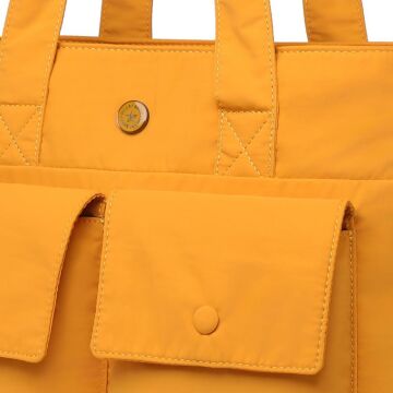 Smart Bags Mikro Poly Kumaş Büyük Boy Kadın Omuz Çantası 3345 Hardal