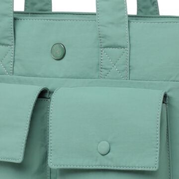 Smart Bags Mikro Poly Kumaş Büyük Boy Kadın Omuz Çantası 3345 Mint