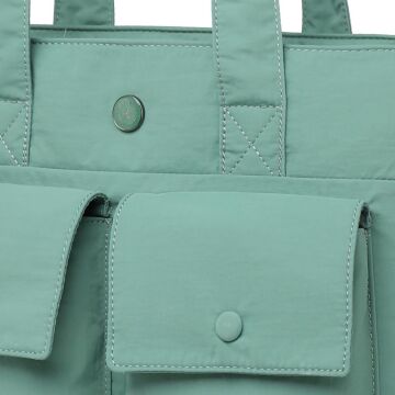 Smart Bags Mikro Poly Kumaş Büyük Boy Kadın Omuz Çantası 3345 Mint