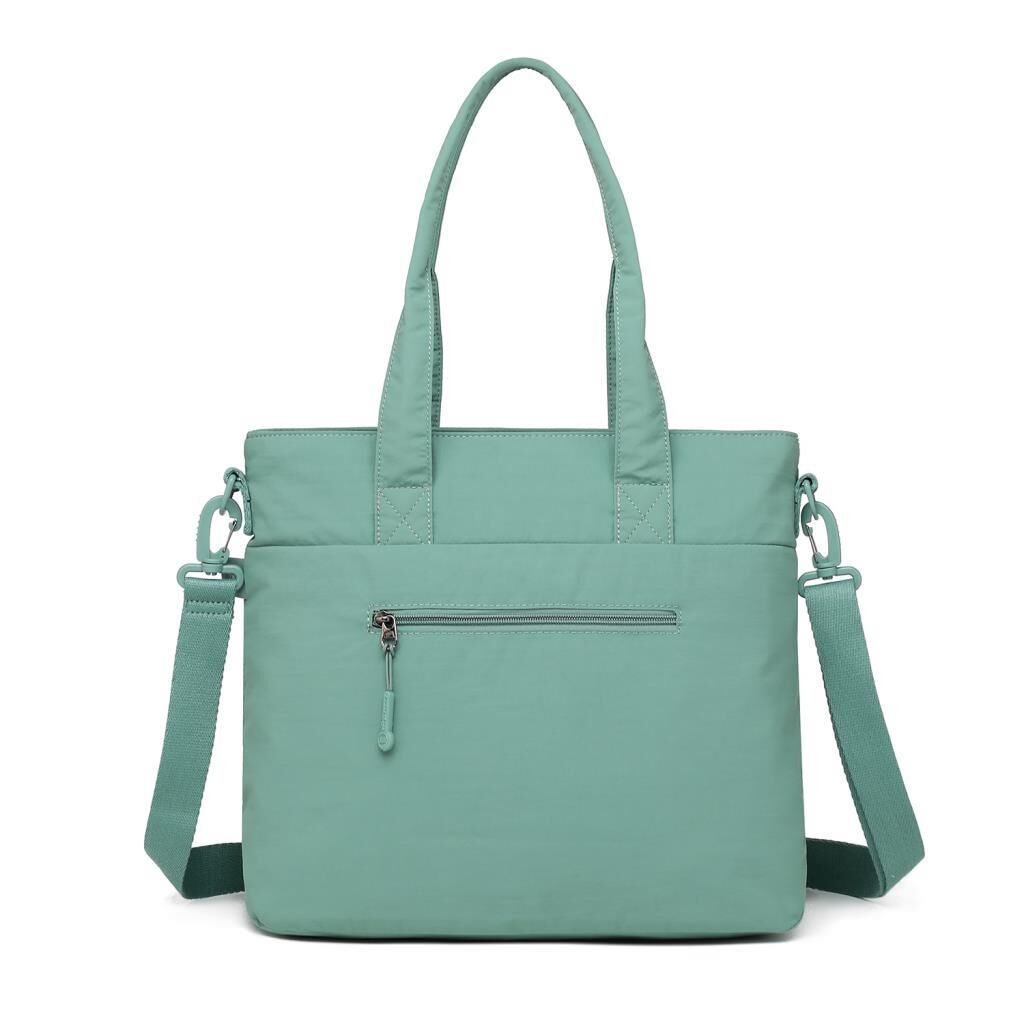 Smart Bags Mikro Poly Kumaş Büyük Boy Kadın Omuz Çantası 3345 Mint