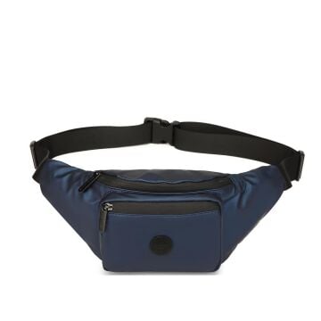 Gumi Kumaş Smart Bags Uniseks Bodybag Bel Çantası 8762 Lacivert