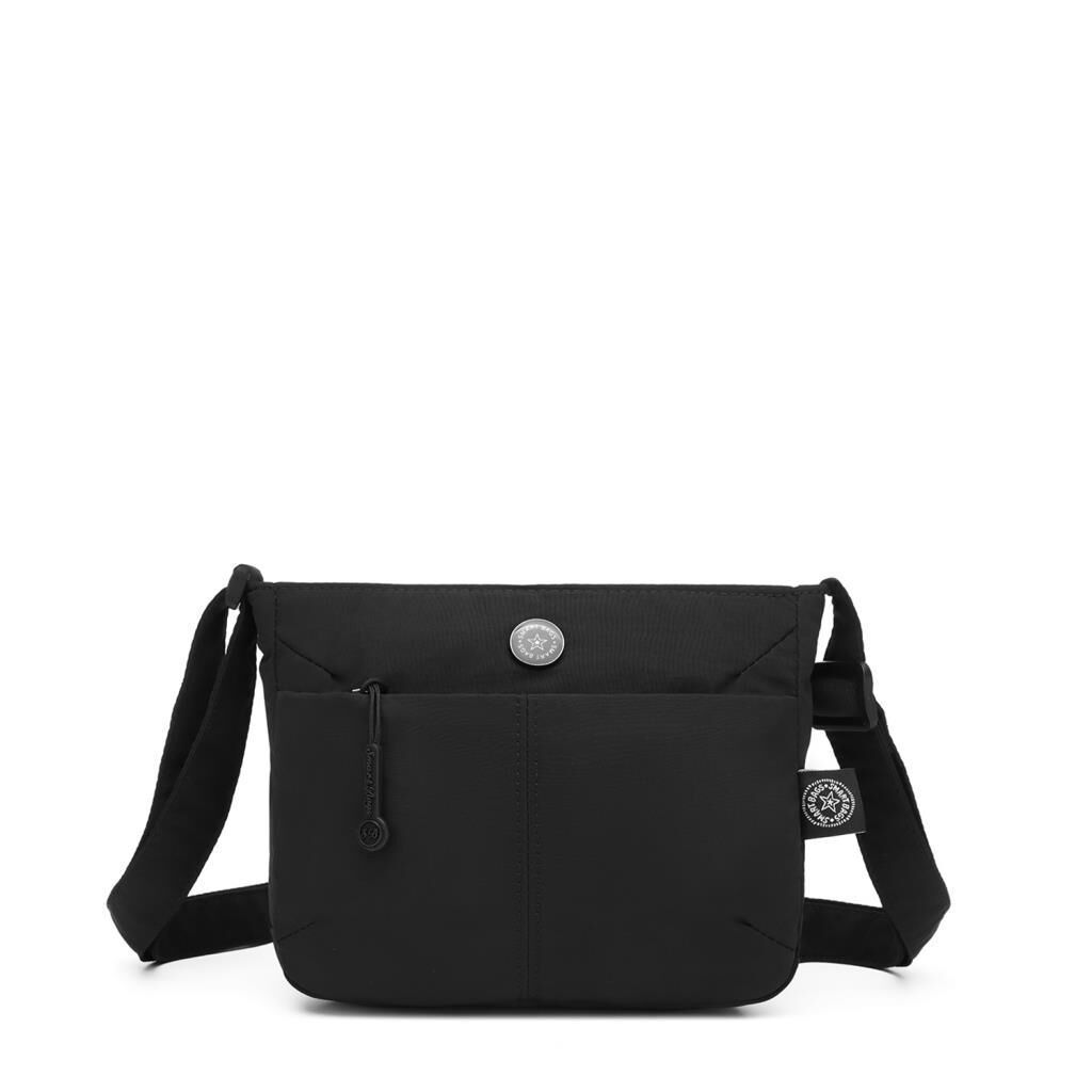 Smart Bags Mikro Poly Kumaş Postacı Kadın Çantası 3340 Siyah