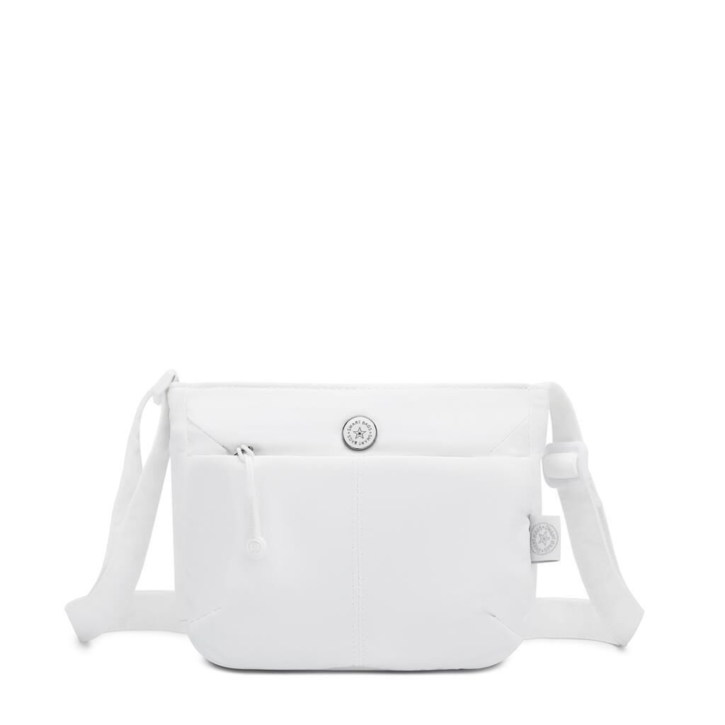 Smart Bags Mikro Poly Kumaş Postacı Kadın Çantası 3340 Beyaz