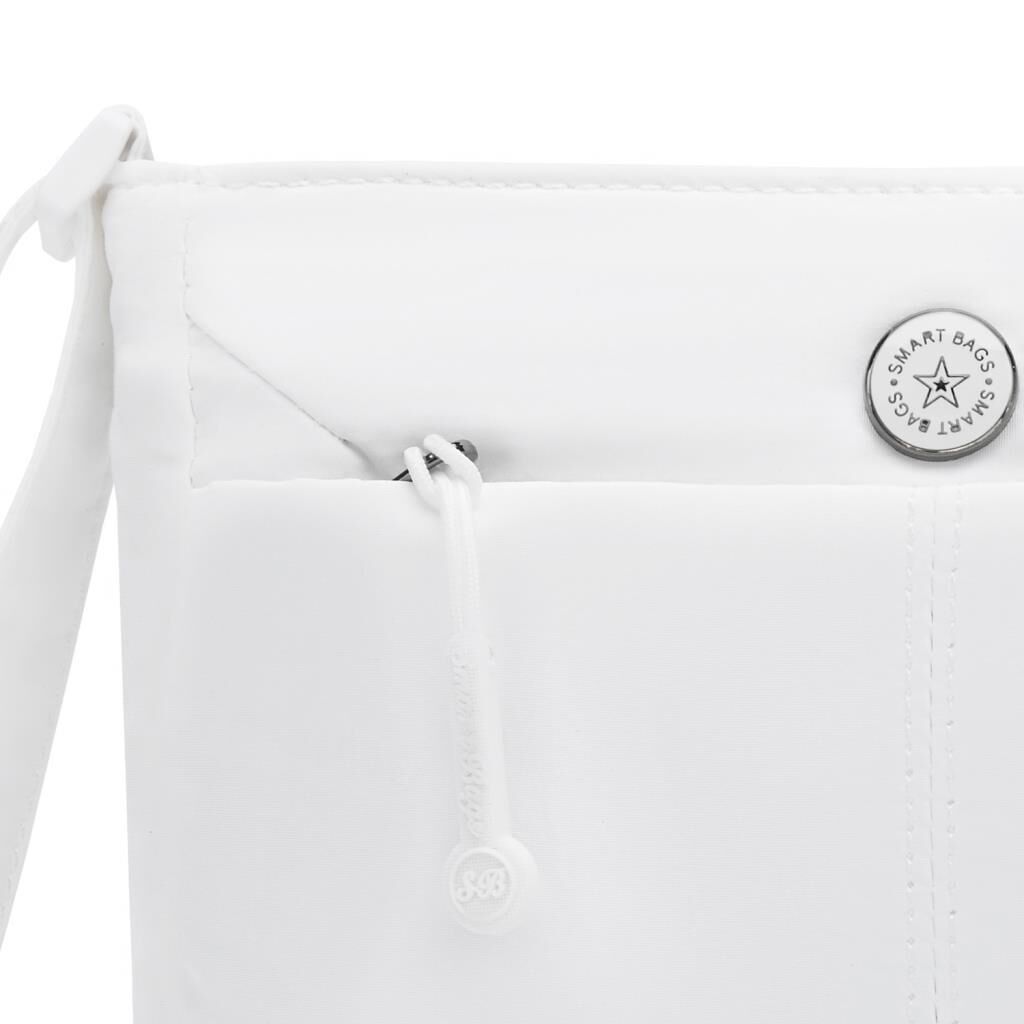 Smart Bags Mikro Poly Kumaş Postacı Kadın Çantası 3340 Beyaz