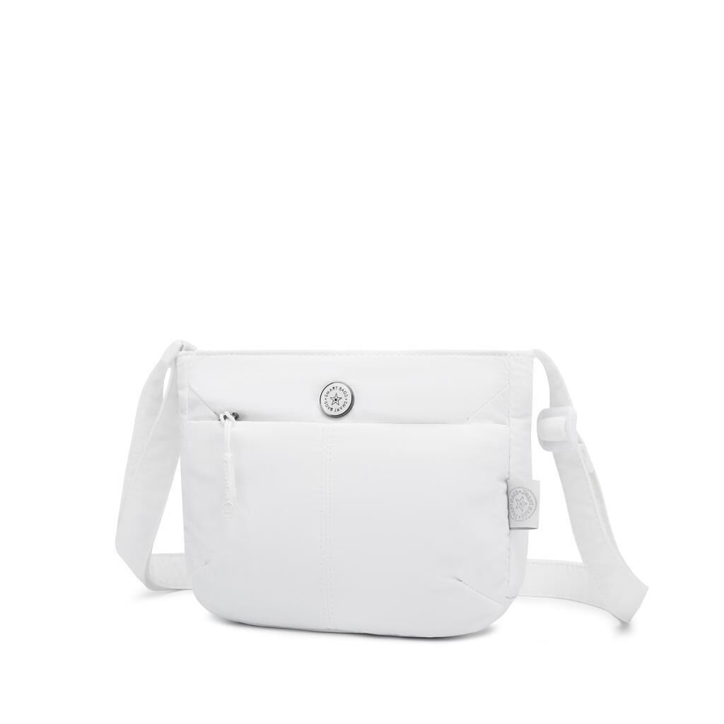 Smart Bags Mikro Poly Kumaş Postacı Kadın Çantası 3340 Beyaz