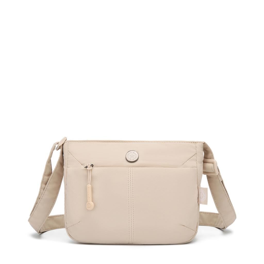 Smart Bags Mikro Poly Kumaş Postacı Kadın Çantası 3340 Bej