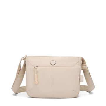 Smart Bags Mikro Poly Kumaş Postacı Kadın Çantası 3340 Bej