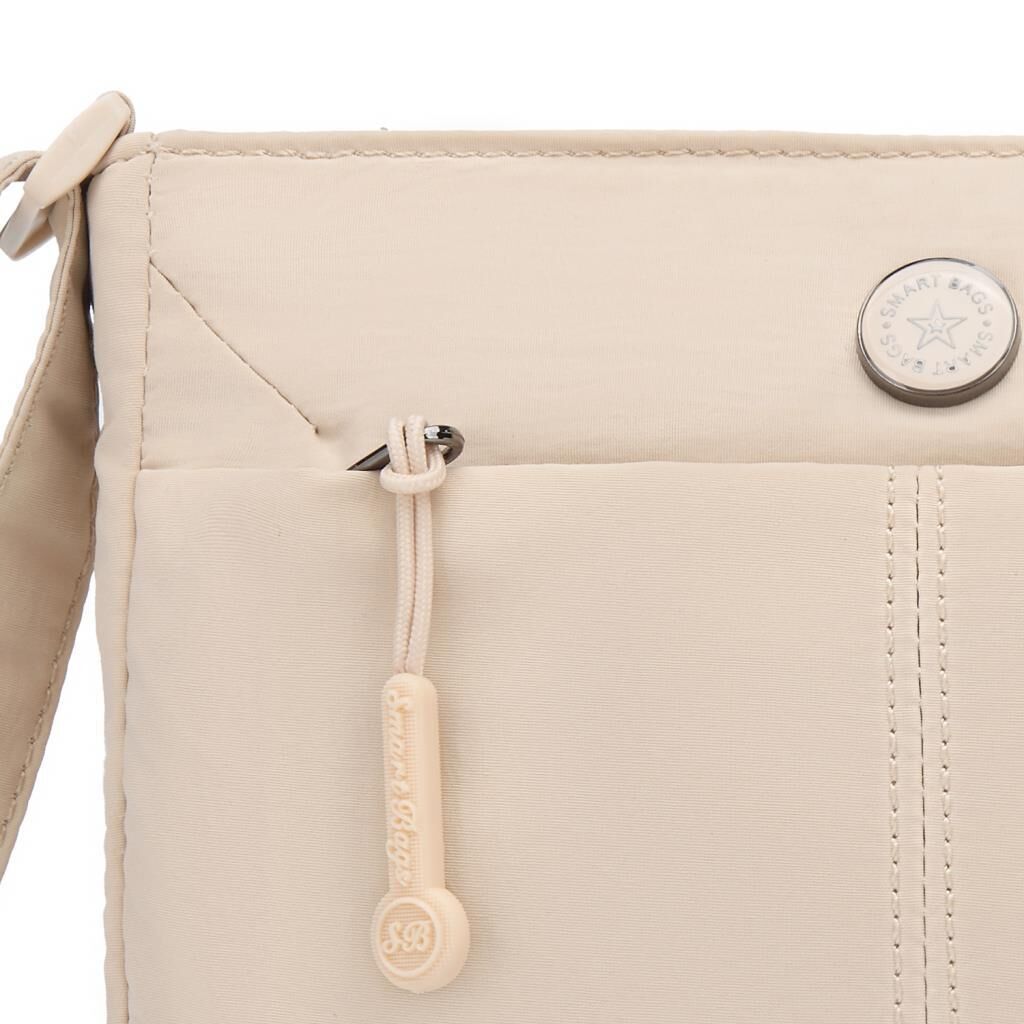Smart Bags Mikro Poly Kumaş Postacı Kadın Çantası 3340 Bej
