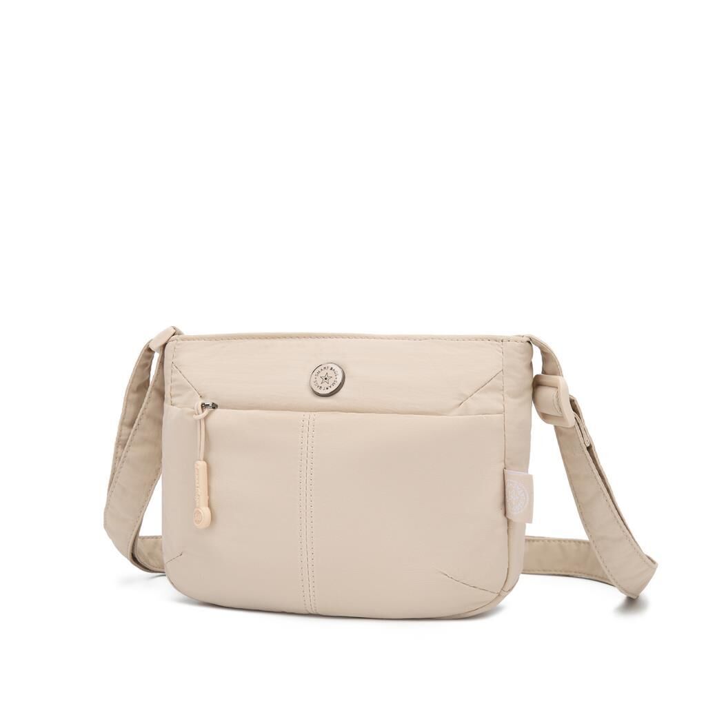 Smart Bags Mikro Poly Kumaş Postacı Kadın Çantası 3340 Bej