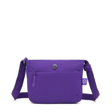 Smart Bags Mikro Poly Kumaş Postacı Kadın Çantası 3340 Mor
