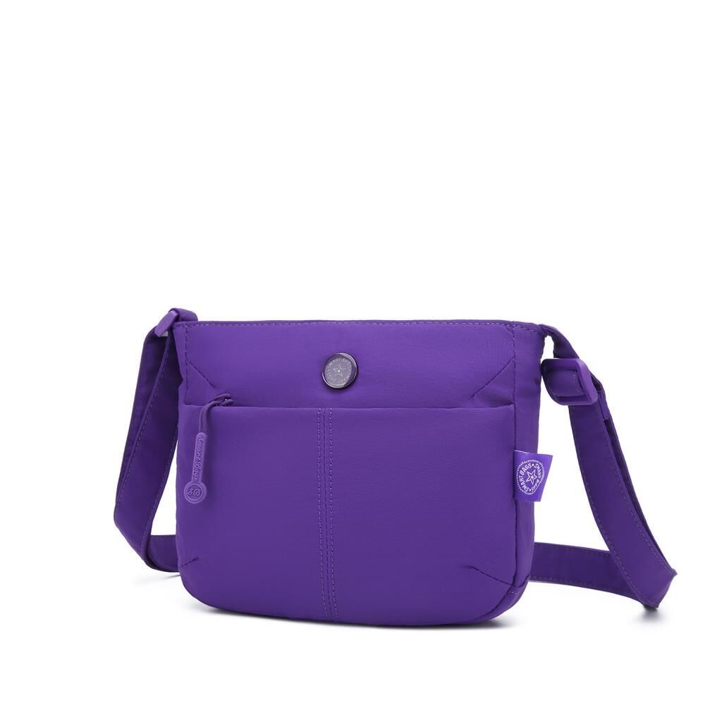 Smart Bags Mikro Poly Kumaş Postacı Kadın Çantası 3340 Mor