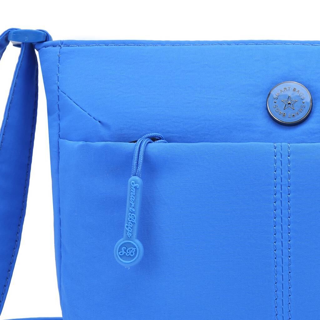 Smart Bags Mikro Poly Kumaş Postacı Kadın Çantası 3340 Mavi