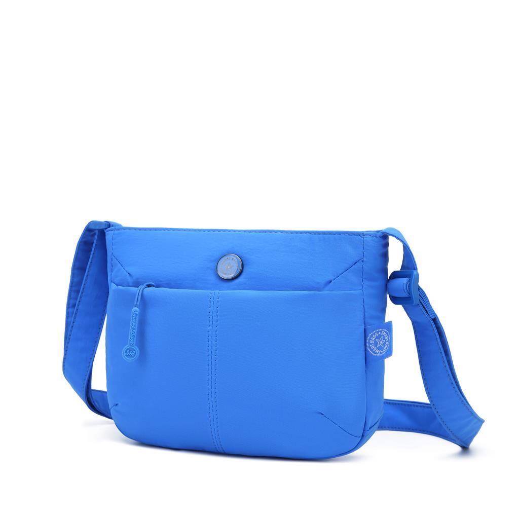 Smart Bags Mikro Poly Kumaş Postacı Kadın Çantası 3340 Mavi
