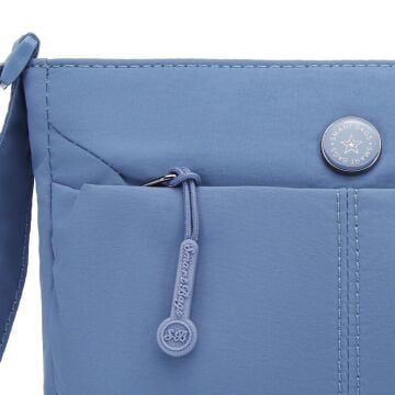 Smart Bags Mikro Poly Kumaş Postacı Kadın Çantası 3340 J.Mavi