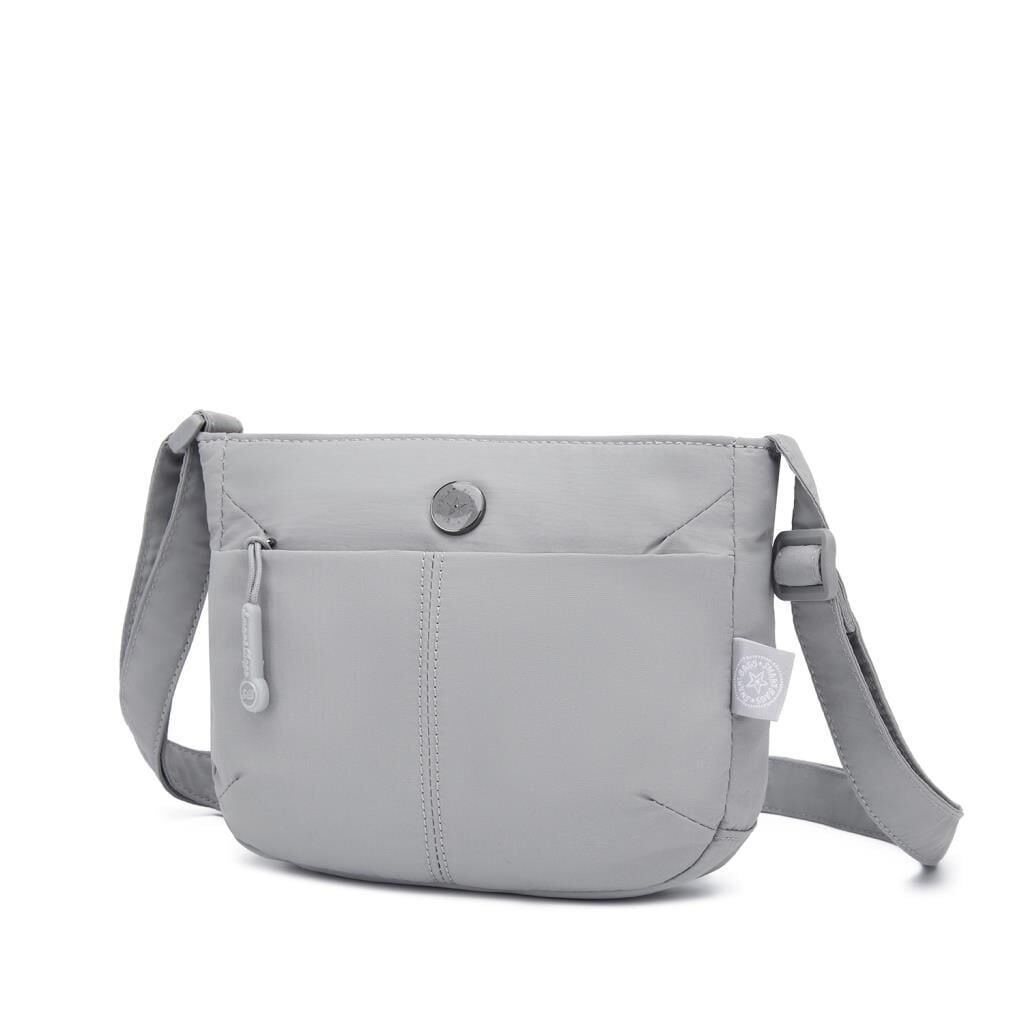 Smart Bags Mikro Poly Kumaş Postacı Kadın Çantası 3340 Gri