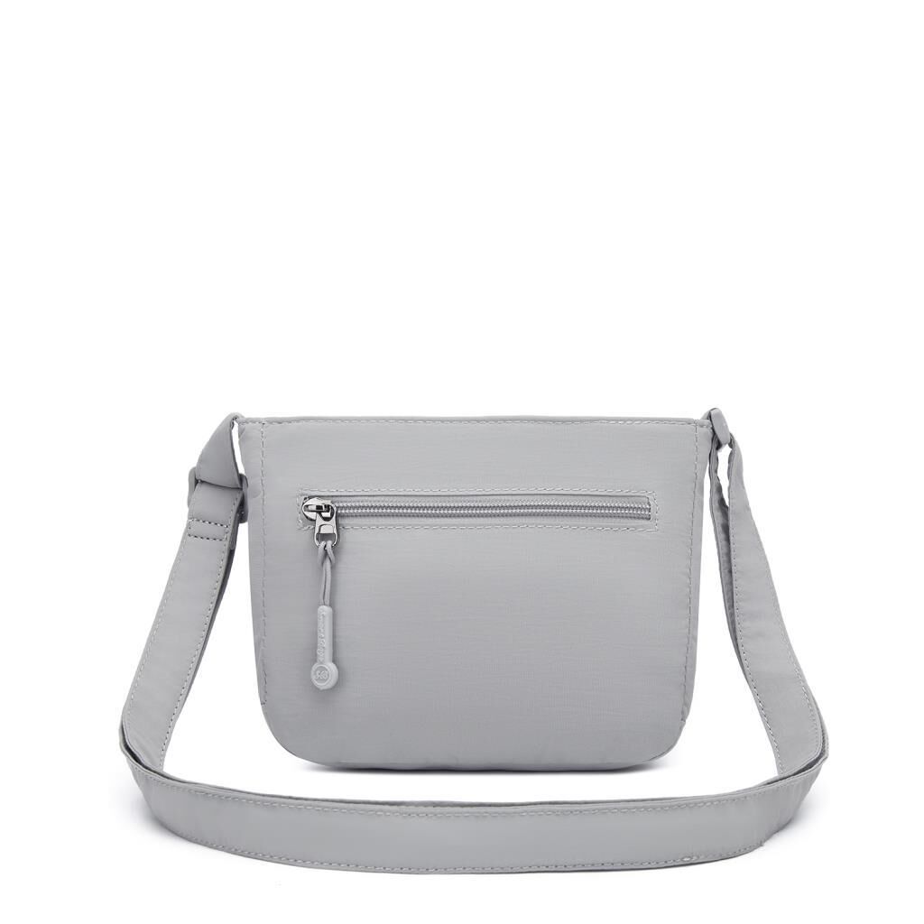 Smart Bags Mikro Poly Kumaş Postacı Kadın Çantası 3340 Gri