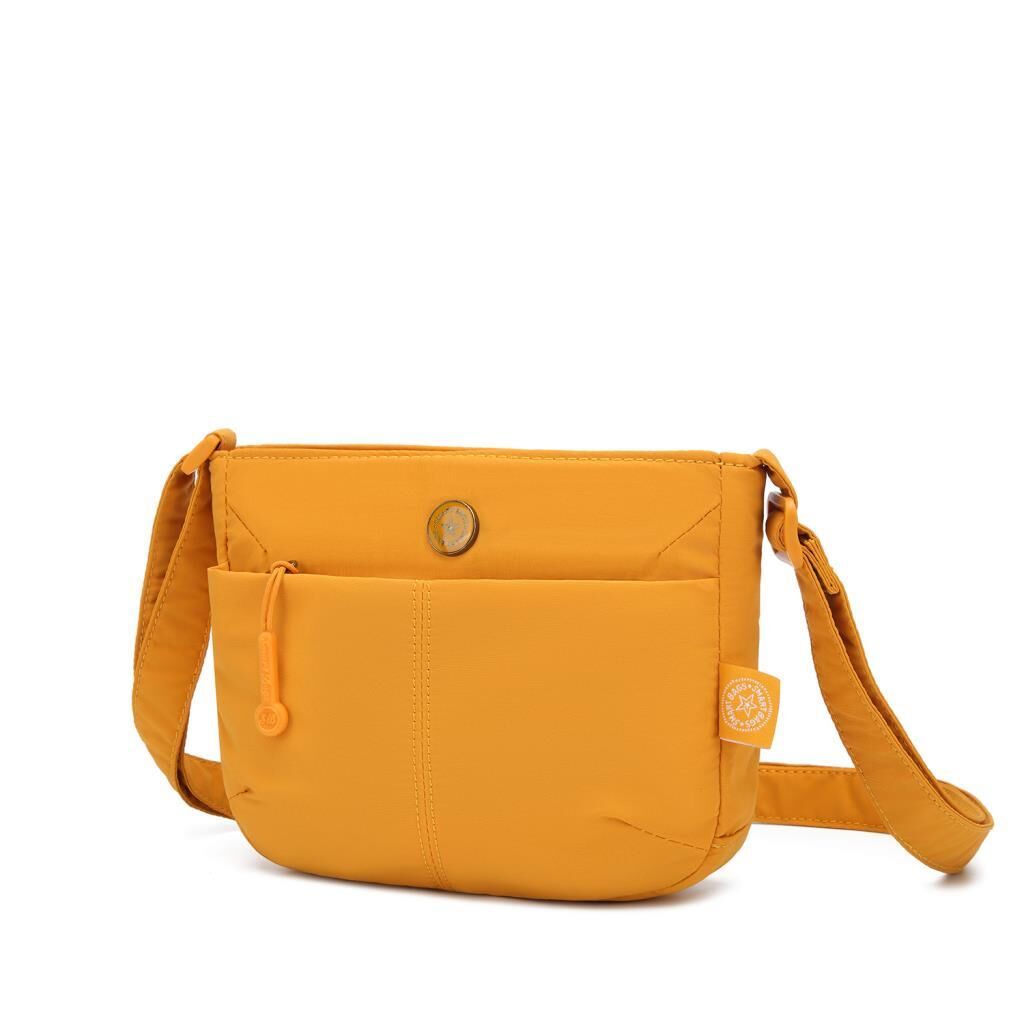 Smart Bags Mikro Poly Kumaş Postacı Kadın Çantası 3340 Hardal