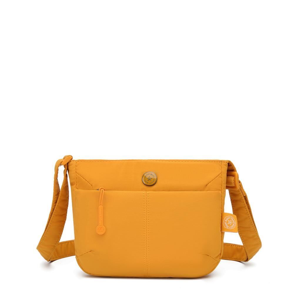 Smart Bags Mikro Poly Kumaş Postacı Kadın Çantası 3340 Hardal