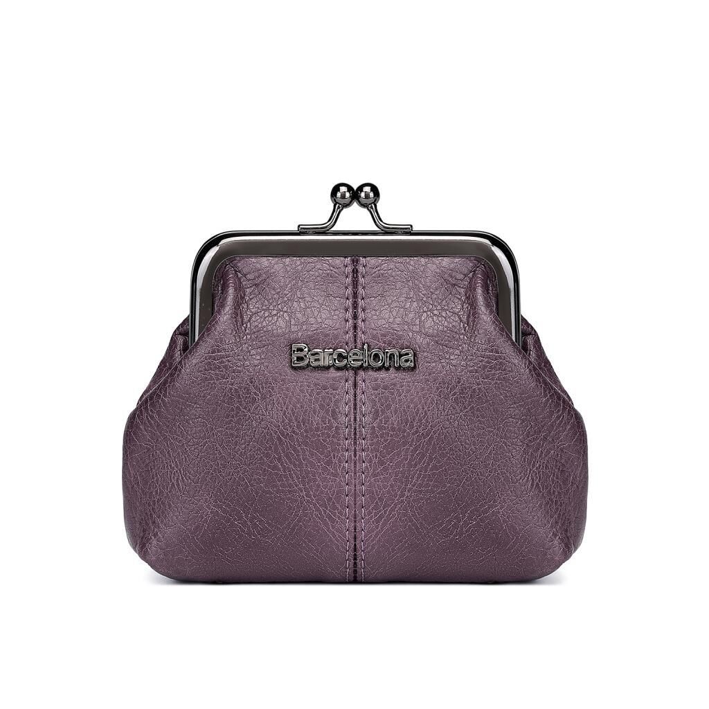 Yıkama Deri Burslu Kadın Mini Kese Bozukluk 21-K Barcelona 1907