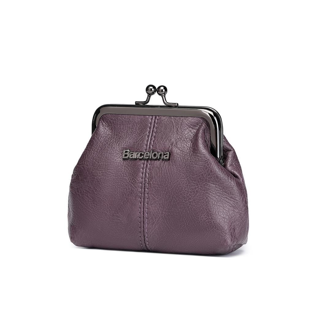 Yıkama Deri Burslu Kadın Mini Kese Bozukluk 21-K Barcelona 1907