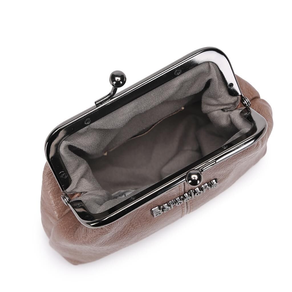 Yıkama Deri Burslu Kadın Mini Kese Bozukluk 21-K Barcelona 1907