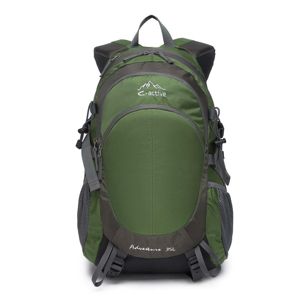C-Active 35 Litre Kamp Seyahat Outdoor Dağcı Sırt Çantası 8690 Yeşil