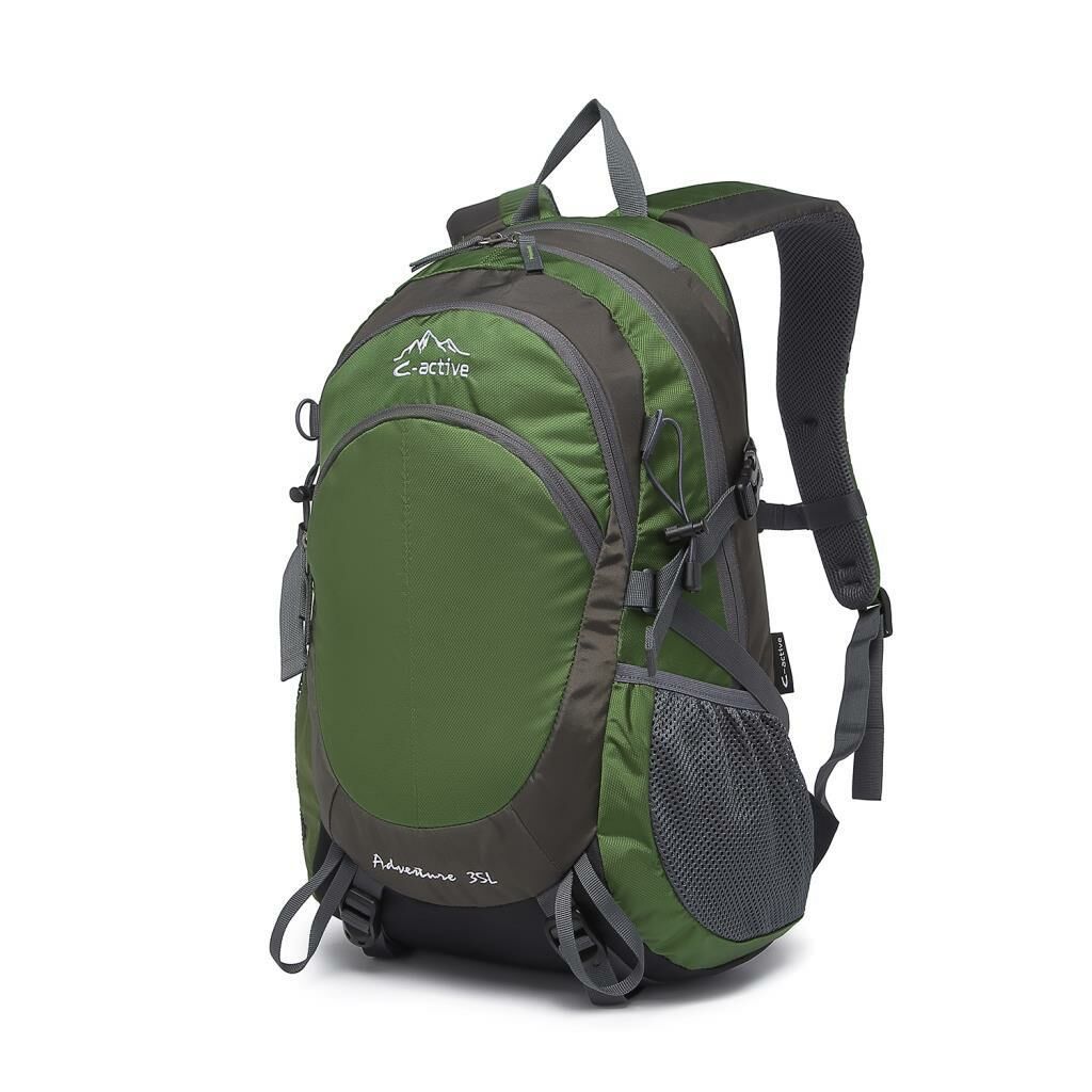 C-Active 35 Litre Kamp Seyahat Outdoor Dağcı Sırt Çantası 8690 Yeşil