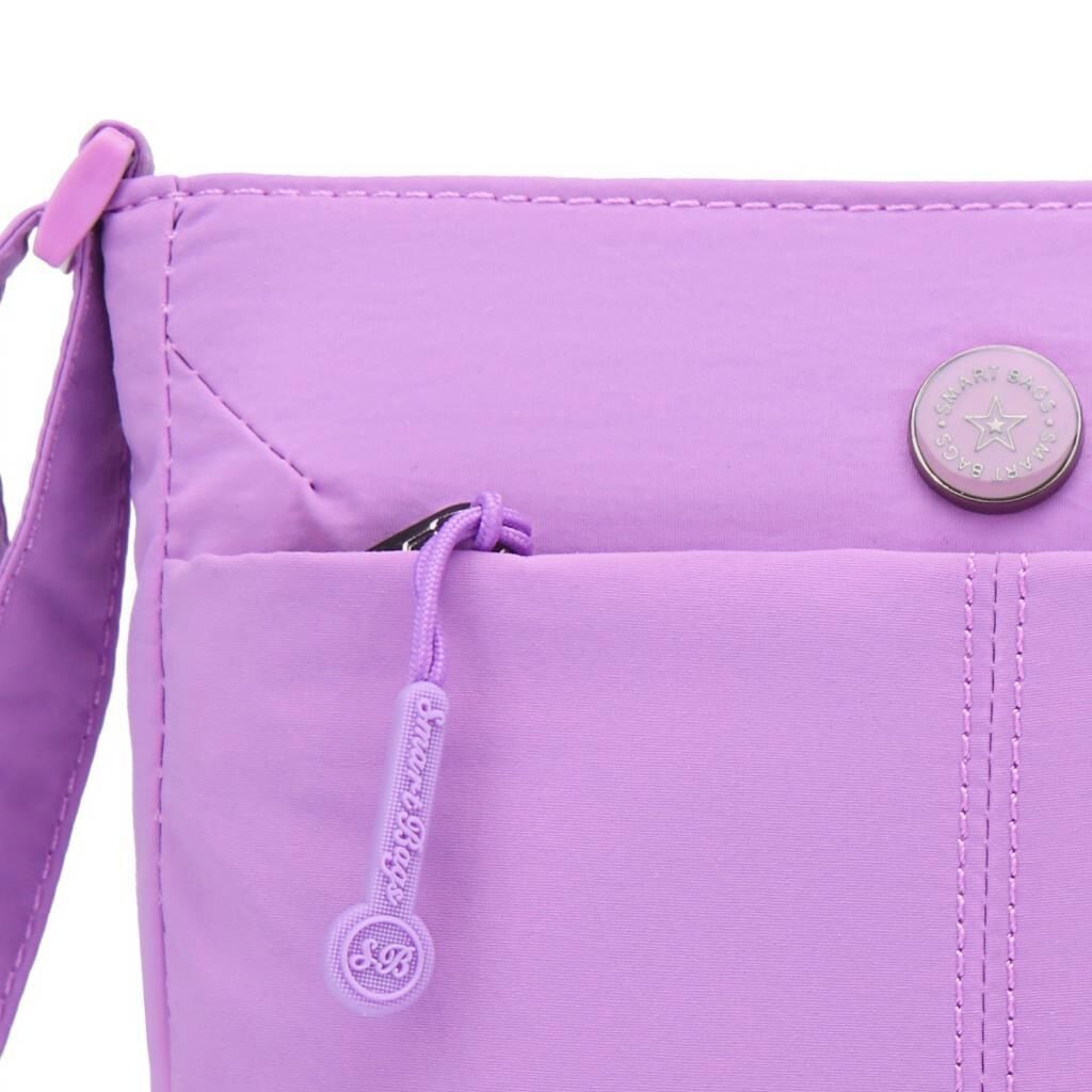 Smart Bags Mikro Poly Kumaş Postacı Kadın Çantası 3340 Lila