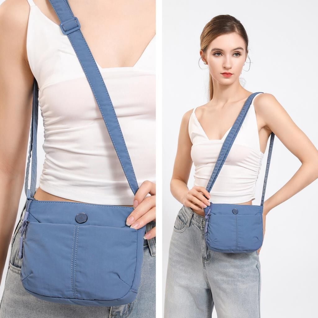 Smart Bags Mikro Poly Kumaş Postacı Kadın Çantası 3340 Lila