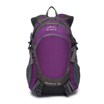 C-Active 35 Litre Kamp Seyahat Outdoor Dağcı Sırt Çantası 8690 Mor